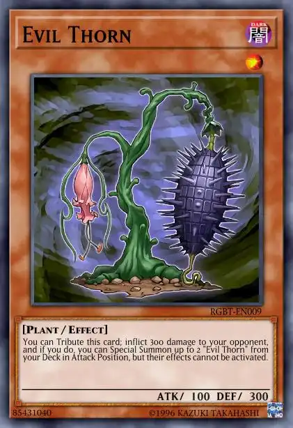 Edison Rulings for Evil Thorn